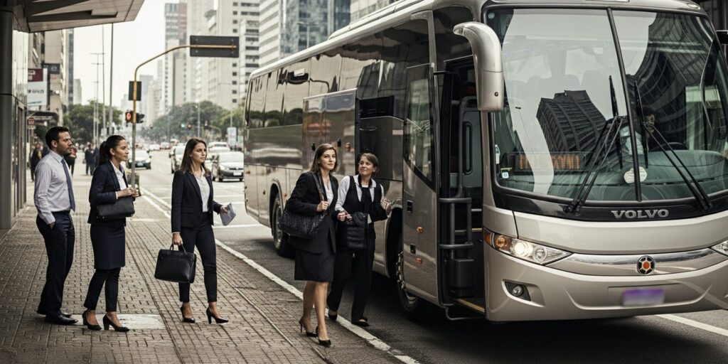 A Brisa é especializada em transporte de funcionários em São Paulo, com ônibus, vans e blindados.