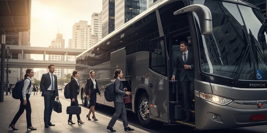 Otimize o deslocamento da sua equipe com ônibus corporativo em São Paulo.