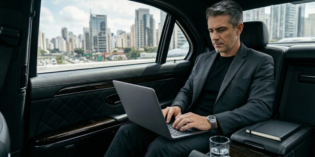 Brisa: transporte executivo para empresas em SP com segurança, pontualidade e conforto.