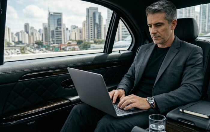 Brisa: transporte executivo para empresas em SP com segurança, pontualidade e conforto.