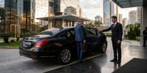 Transporte corporativo em SP com carro executivo para executivos.